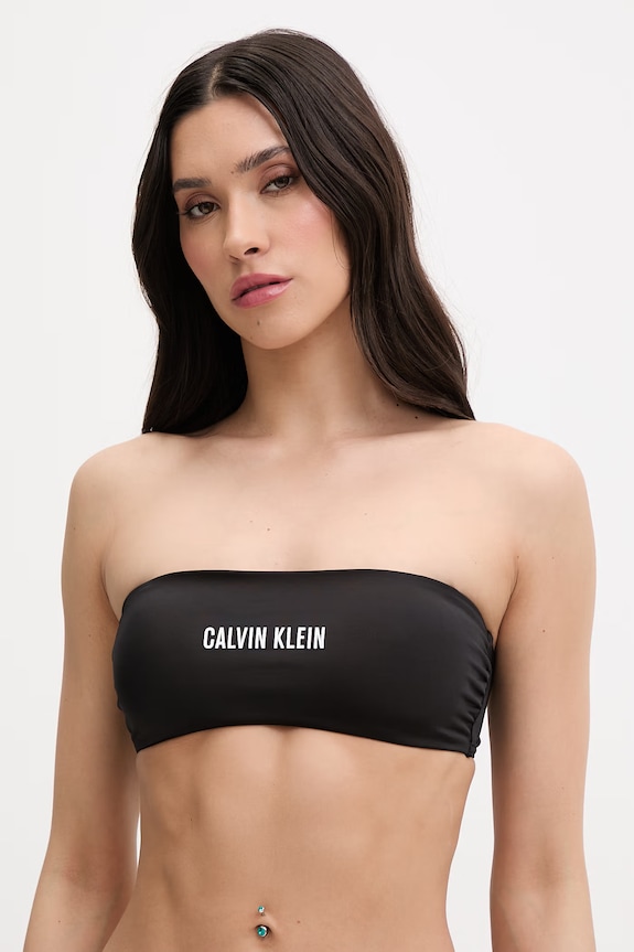 Calvin Klein Plavková podprsenka dámska čierna LV00Q61223
