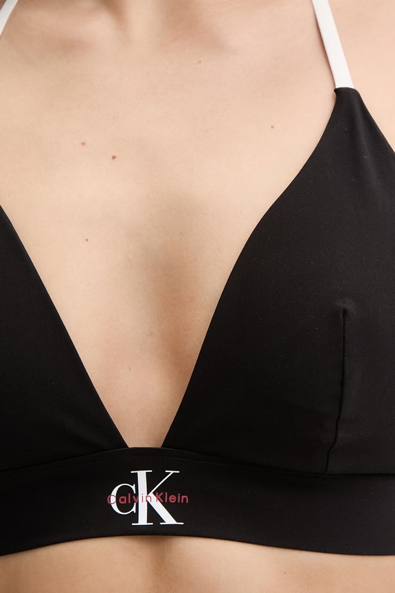 Calvin Klein plavková podprsenka dámska čierna LV00Q61225