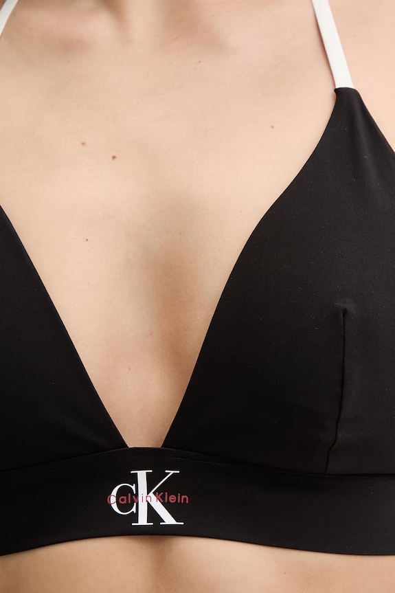 Calvin Klein plavková podprsenka dámska čierna LV00Q61225