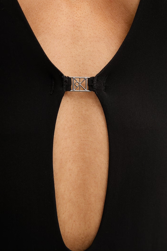 Calvin Klein strój kąpielowy jednoczęściowy damski czarny LV00Q61126