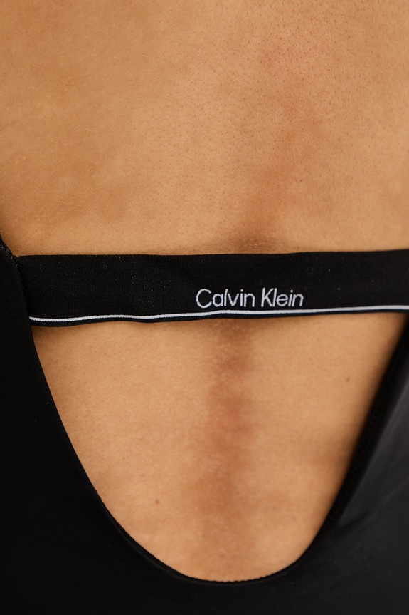 Calvin Klein ολόσωμο μαγιό γυναικείο LV00Q61205 μαύρο