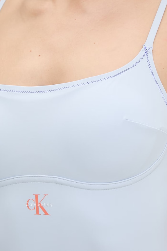 Calvin Klein enodelne kopalke ženske modra LV00Q61217