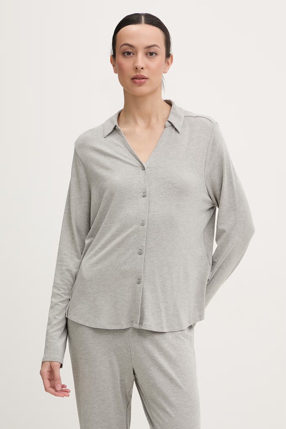 Calvin Klein Underwear piżama dwuczęściowa damska z modalem LV00QS7659 szary SS26