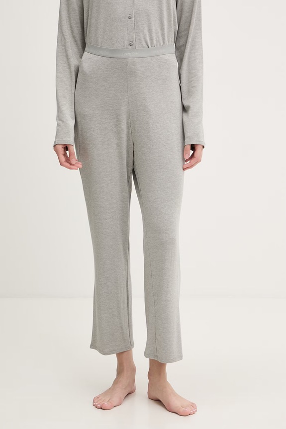 Odzież Calvin Klein Underwear piżama dwuczęściowa damska z modalem LV00QS7659 szary