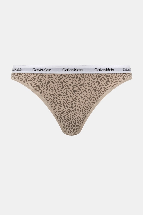 Calvin Klein Underwear figi damskie bawełniane z elastanem 3-pack LV00QD5207 biały SS26