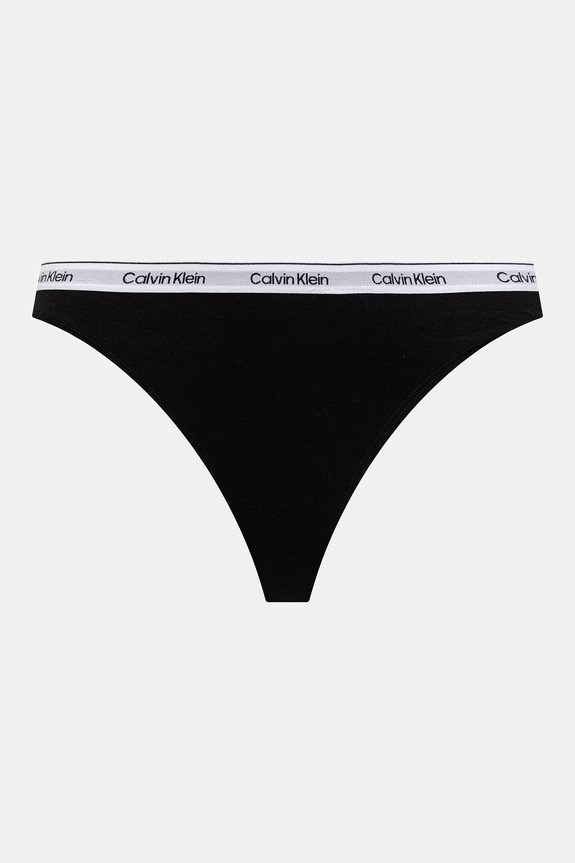 Calvin Klein Underwear stringi damskie bawełniane z elastanem 3-pack LV00QD5209 biały SS26