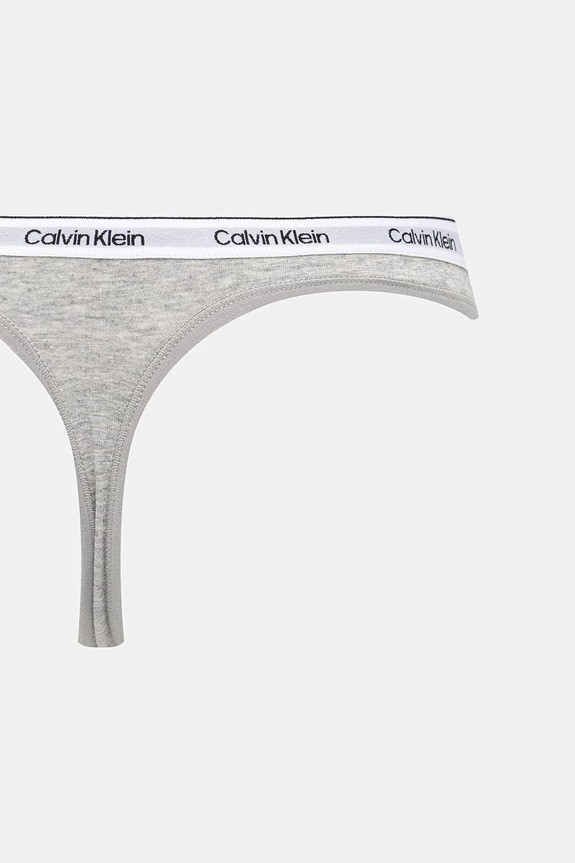 Calvin Klein Underwear stringi damskie bawełniane z elastanem 3-pack LV00QD5209