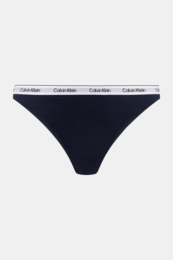 Calvin Klein Underwear tangá dámske 5-pak LV00QD5221 modrá SS26
