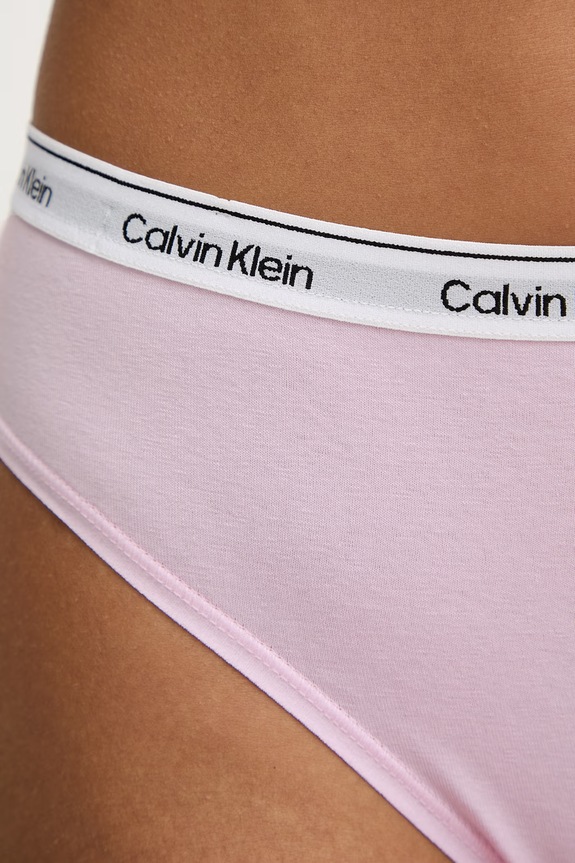 Ρούχα Calvin Klein Underwear μπραζίλ γυναικεία βαμβακερά με ελαστάν LV00QD5246 ροζ