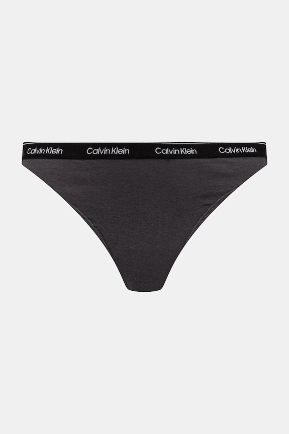 Dámske tangá s bavlnou Calvin Klein Underwear 7-pak LV00QD5319 modrá SS26