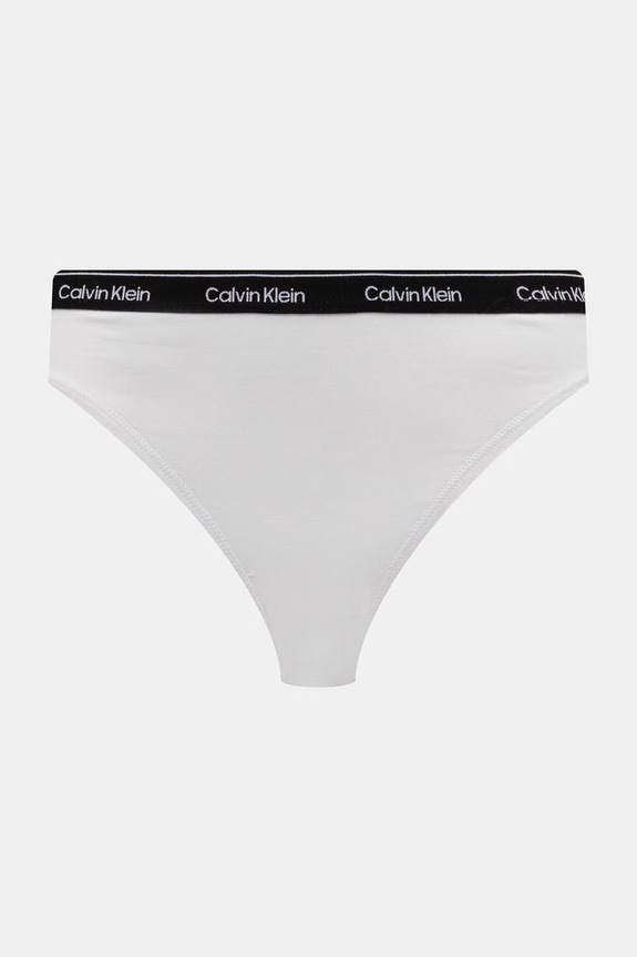 Calvin Klein Underwear figi damskie z bawełną 7-pack LV00QD5320 biały SS26