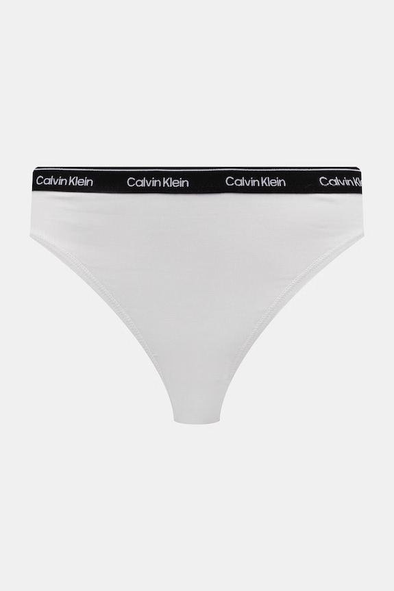 Calvin Klein Underwear figi damskie z bawełną 7-pack LV00QD5320 biały SS26