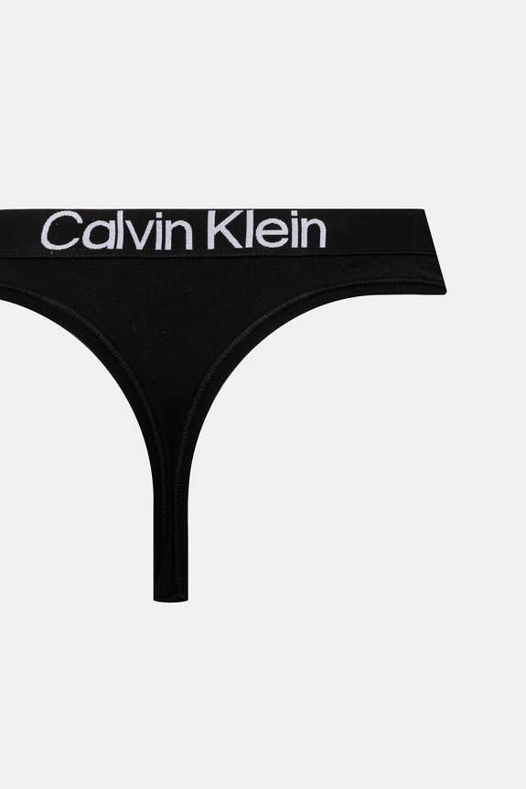 Oblečenie Calvin Klein Underwear tangá dámske 3-pak LV00QD5397 čierna