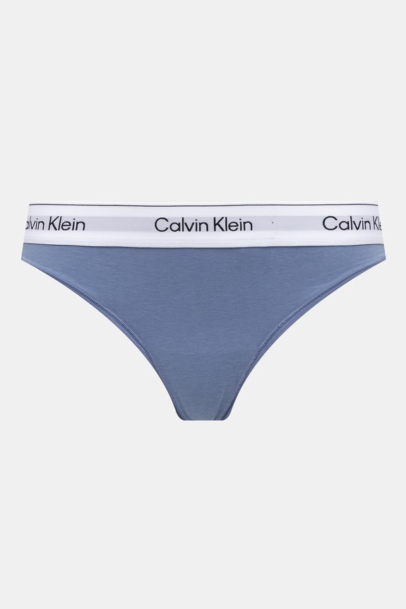 Calvin Klein Underwear tangá dámske 2-pak LV00QF8834 modrá SS26