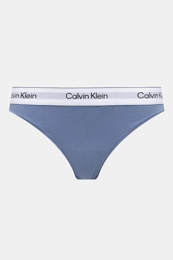 Calvin Klein Underwear tangá dámske 2-pak LV00QF8834 modrá SS26