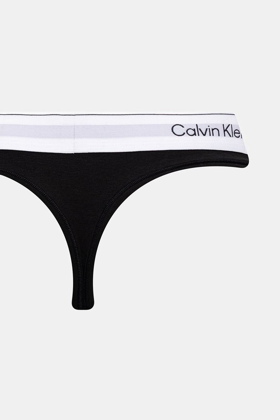 Calvin Klein Underwear tanga pentru femei pachet de 2 LV00QF8834 negru