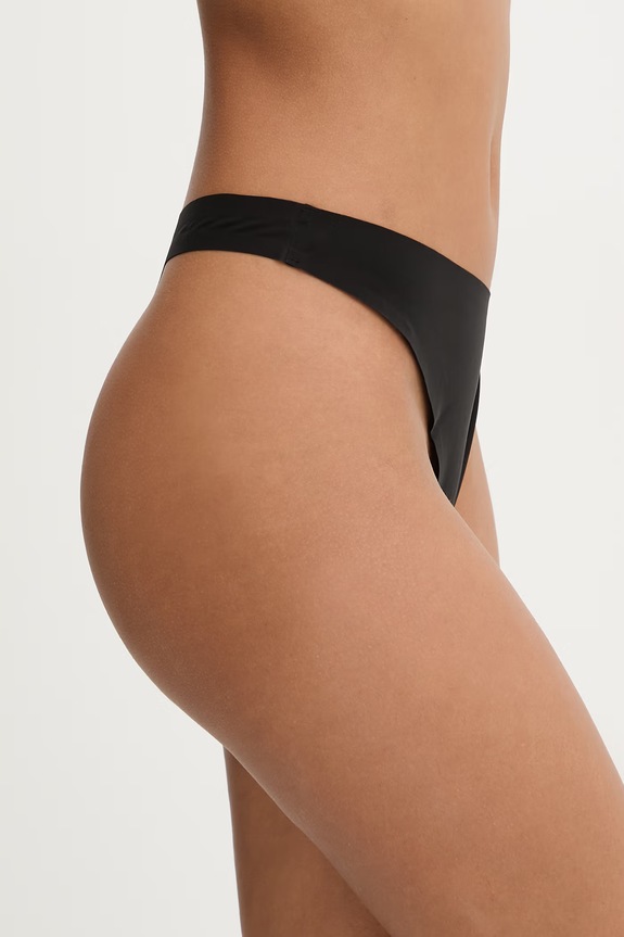 Ρούχα Calvin Klein Underwear Στρινγκ γυναικεία LV00QF8587 μαύρο