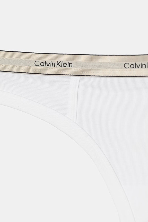 Odzież Calvin Klein Underwear brazyliany damskie bawełniane z elastanem LV00QF8771 biały