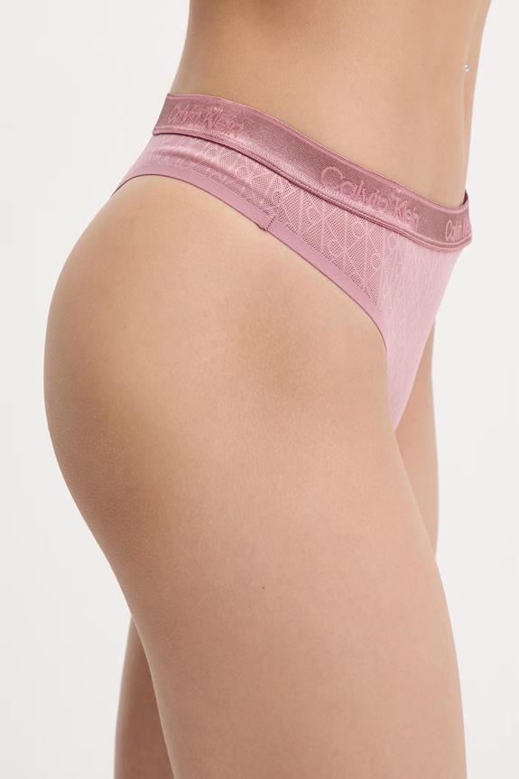 Oblečenie Calvin Klein Underwear tangá dámske LV00QF8873 ružová