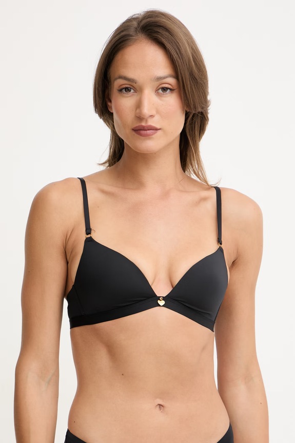 Twinset τριγωνικό σουτιέν μαύρο 261LL6B22