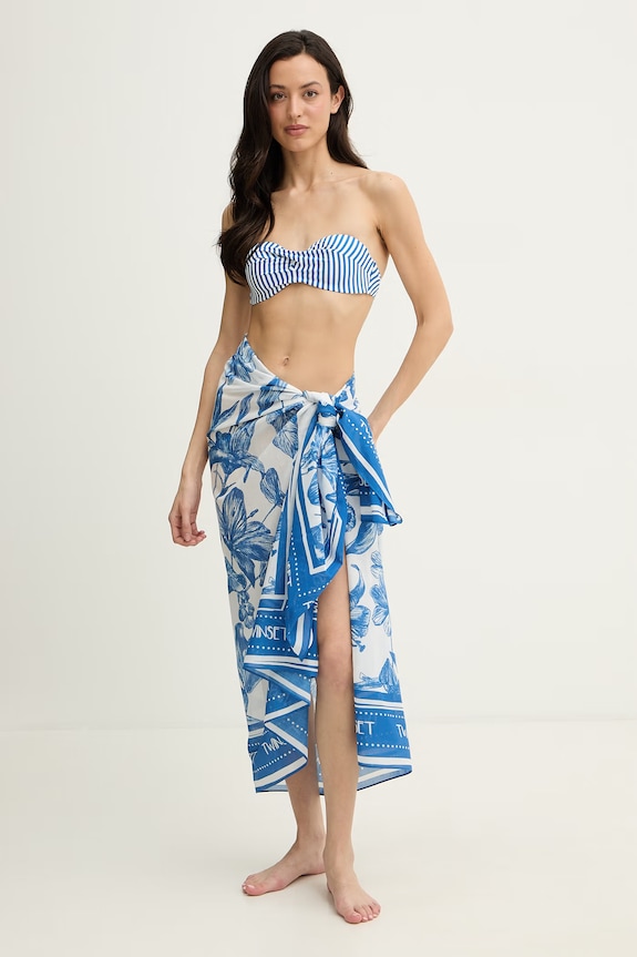 Twinset Pareo damskie 261LM5BGG niebieski SS26