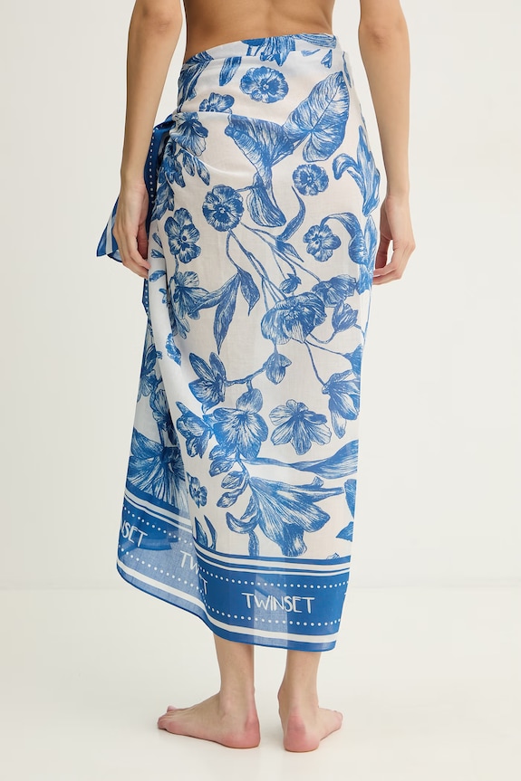 Odzież Twinset Pareo damskie 261LM5BGG niebieski
