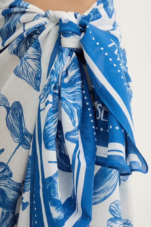 Twinset Pareo damskie niebieski 261LM5BGG