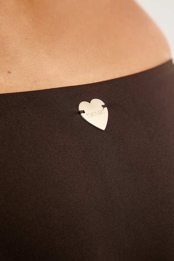 Twinset kopalne hlačke ženske 261LMME88 rjava