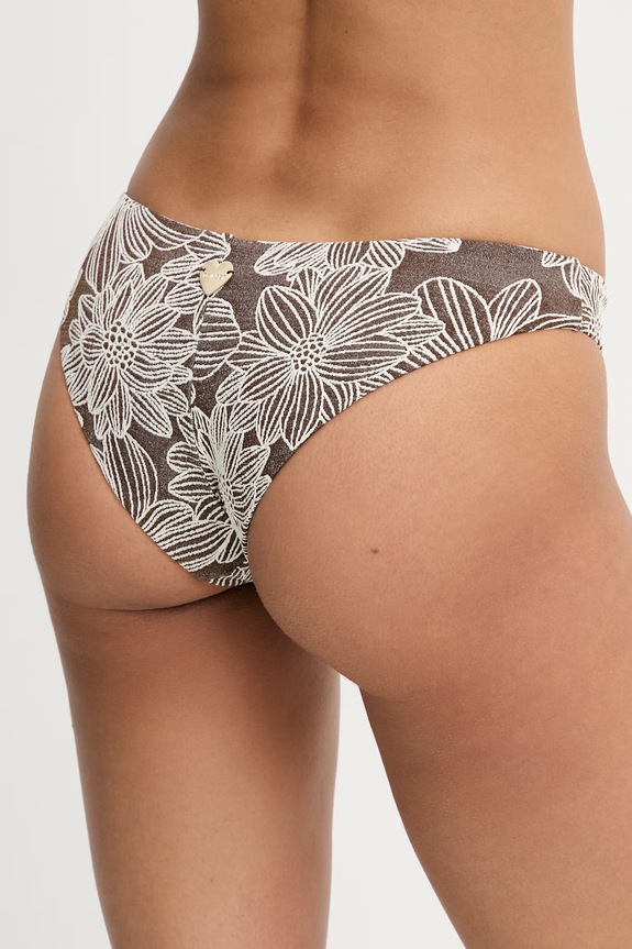 Odjeća Twinset kupaće gaćice za žene 261LMMB77 smeđa