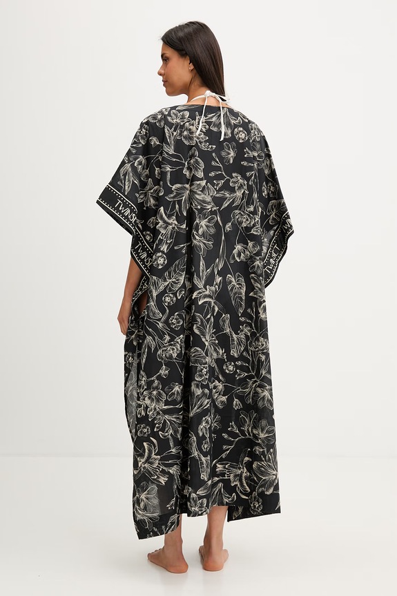 Odzież Twinset narzutka plażowa damska 261LM5BHH czarny