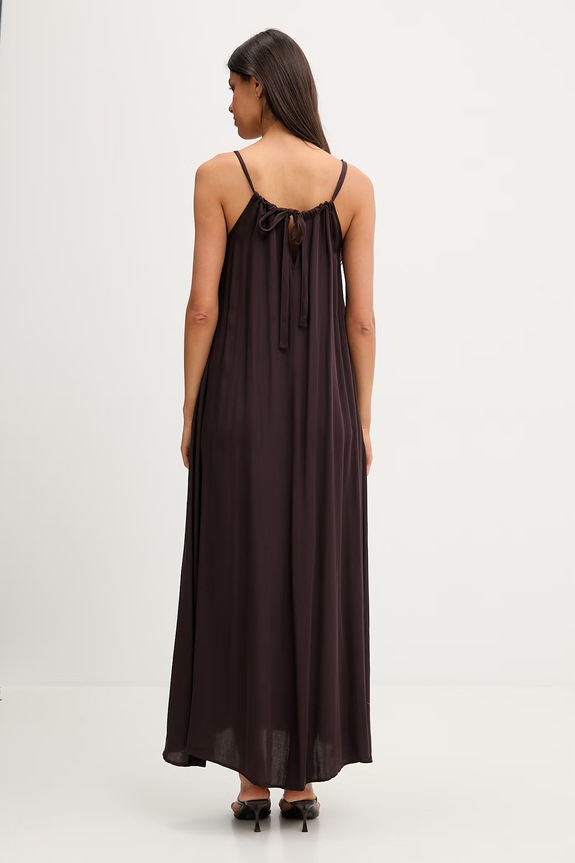 Odzież Emporio Armani Underwear sukienka plażowa damska EW003416.AF20249 brązowy