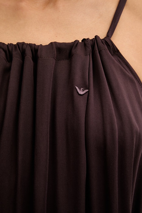 Emporio Armani Underwear sukienka plażowa damska EW003416.AF20249 brązowy