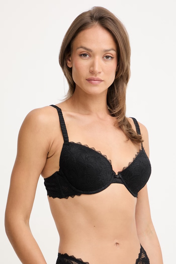 Emporio Armani Underwear biustonosz koronkowy czarny EW000446.AF19033