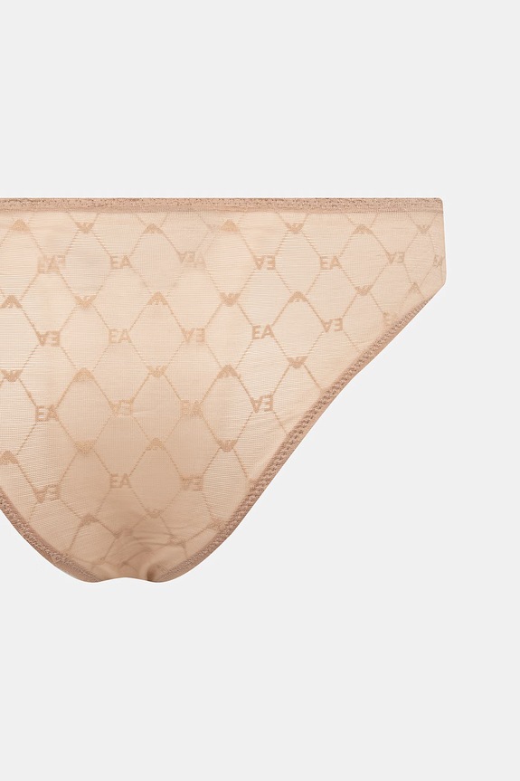 Oblečenie Emporio Armani Underwear nohavičky 3-pak EW000406.AF19030 béžová