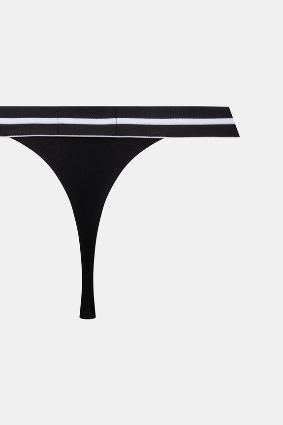 Одежда Стринги Emporio Armani Underwear 2 шт EW000405.AF19023 чёрный