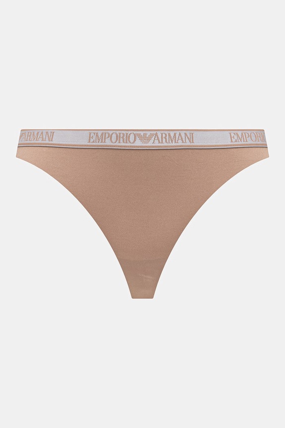 Emporio Armani Underwear nohavičky dámske 2-pak EW000404.AF19028 béžová SS26