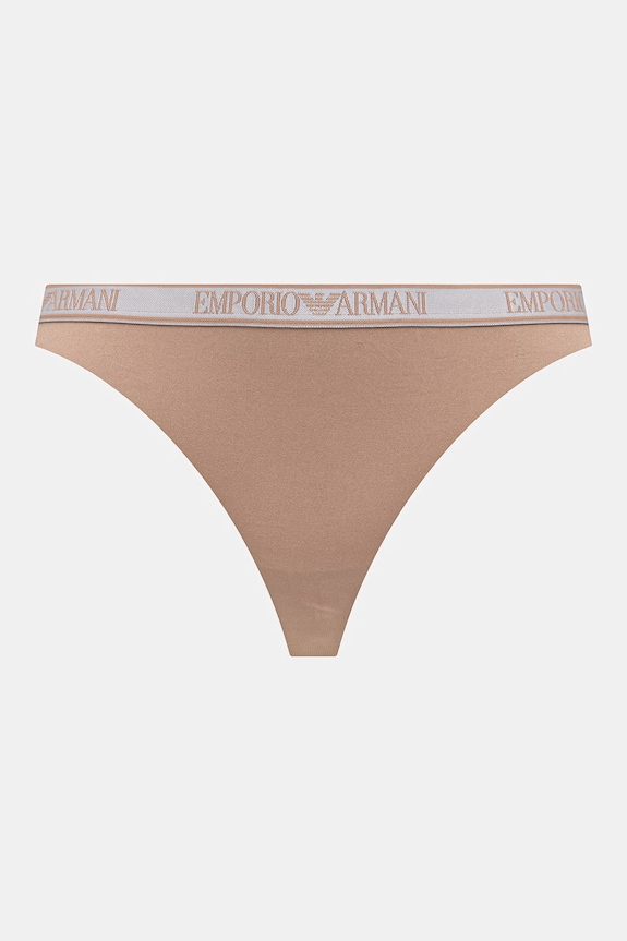 Emporio Armani Underwear nohavičky dámske 2-pak EW000404.AF19028 béžová SS26