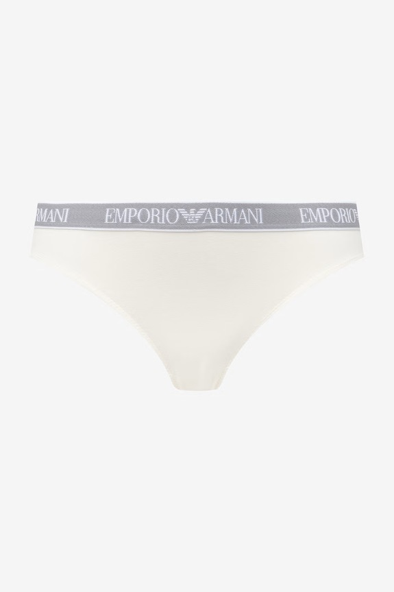 Emporio Armani Underwear chiloți full brief pentru femei pachet de 2 EW000403.AF19026 bej SS26