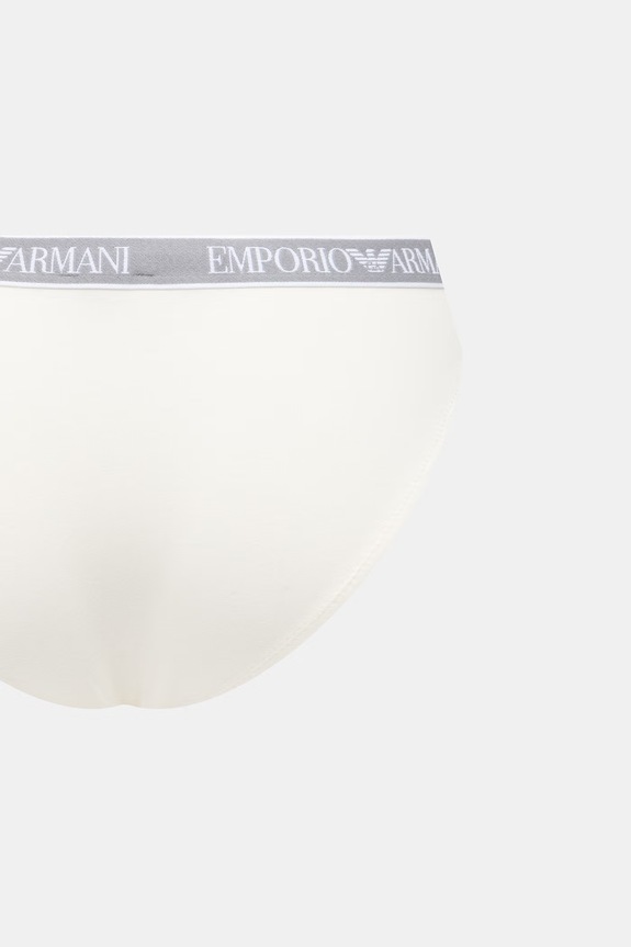 Îmbrăcăminte Emporio Armani Underwear chiloți full brief pentru femei pachet de 2 EW000403.AF19026 bej