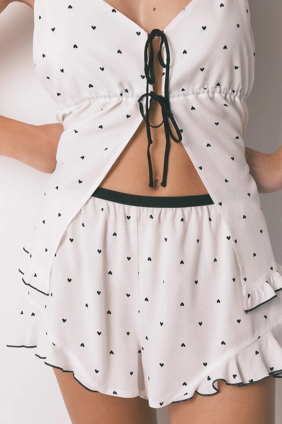 Πιτζάμα women'secret 2543697 λευκό