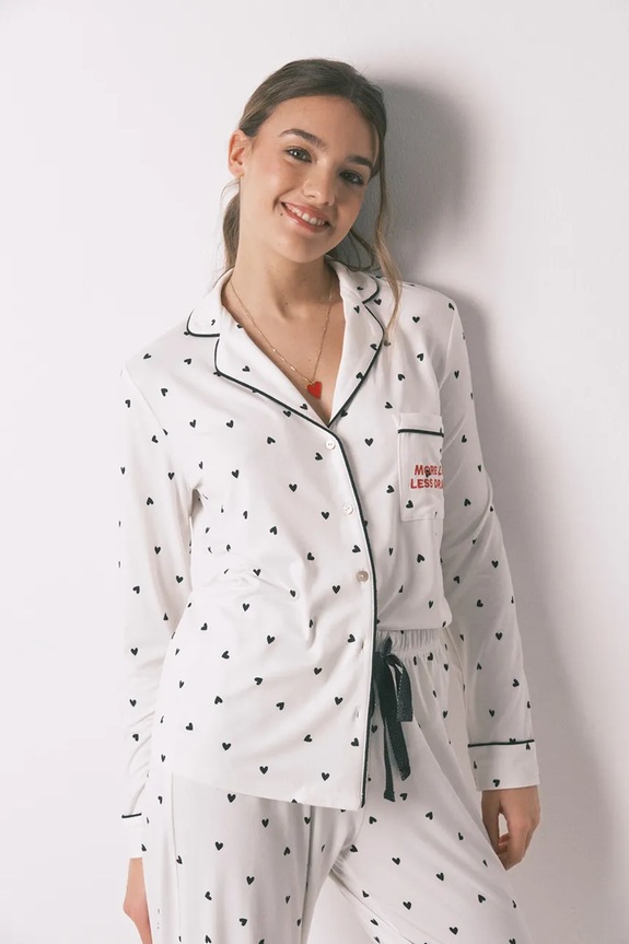 Îmbrăcăminte women'secret pijama 3133479 alb
