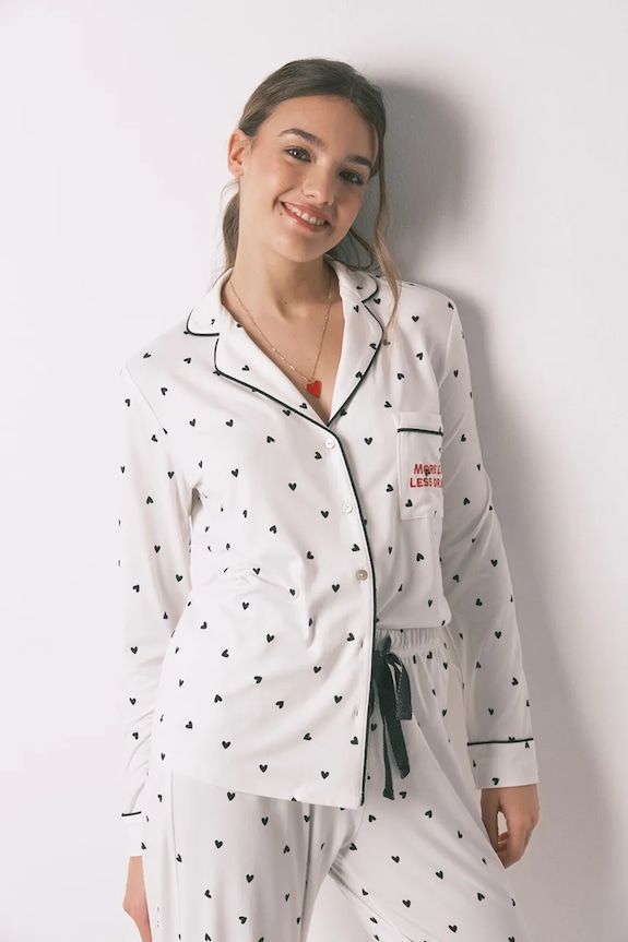 Îmbrăcăminte women'secret pijama 3133479 alb