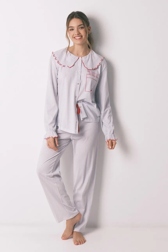 Βαμβακερές πιτζάμες women'secret βαμβάκι μπλε 3133480