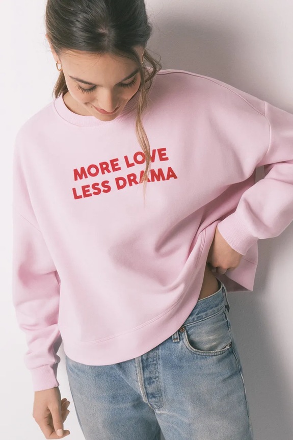 women'secret bluza piżamowa dzianina różowy 3233529