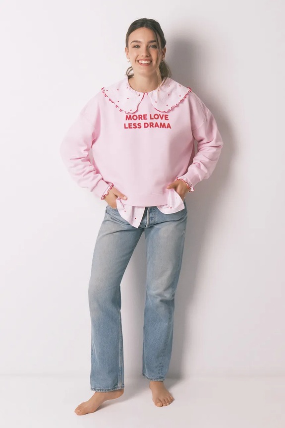 Odzież women'secret bluza piżamowa 3233529 różowy