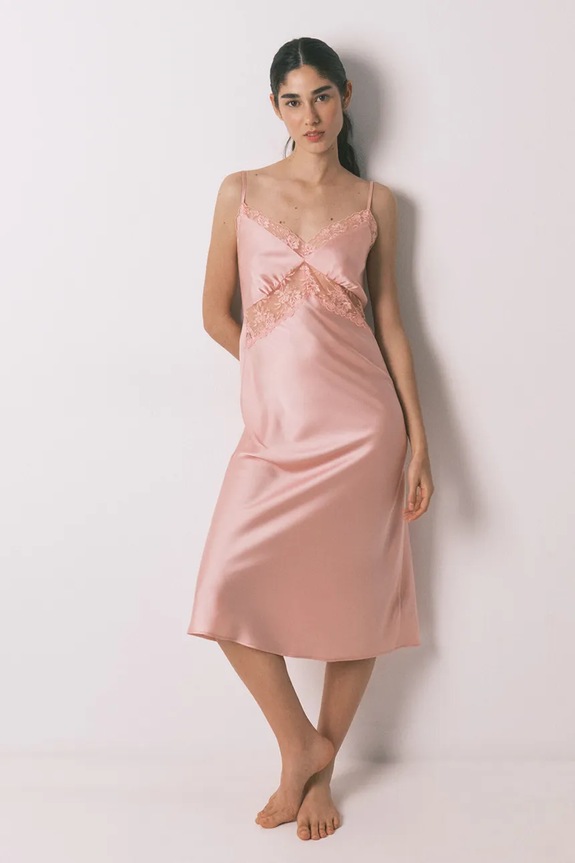 women'secret cămașă de noapte camasa de noapte roz 3413705
