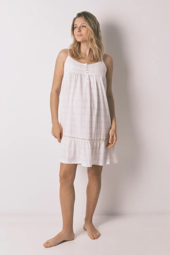 women'secret koszula nocna MATERNITY dzianina beżowy 3633446