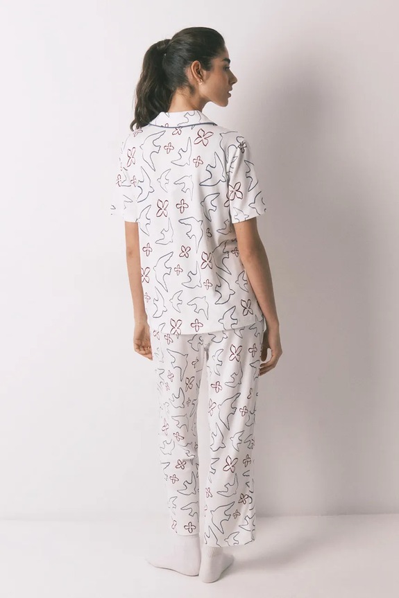 women'secret pijama 3793066 alb SS26