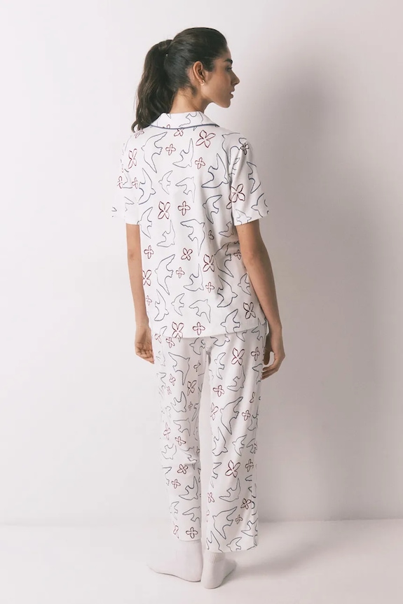 women'secret pijama 3793066 alb SS26