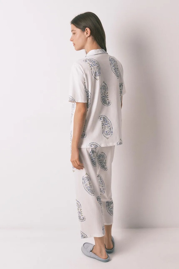 Βαμβακερές πιτζάμες women'secret 3793067 λευκό SS26